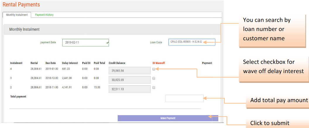 Enter username and press RESET