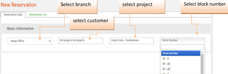 Enter username and press RESET
