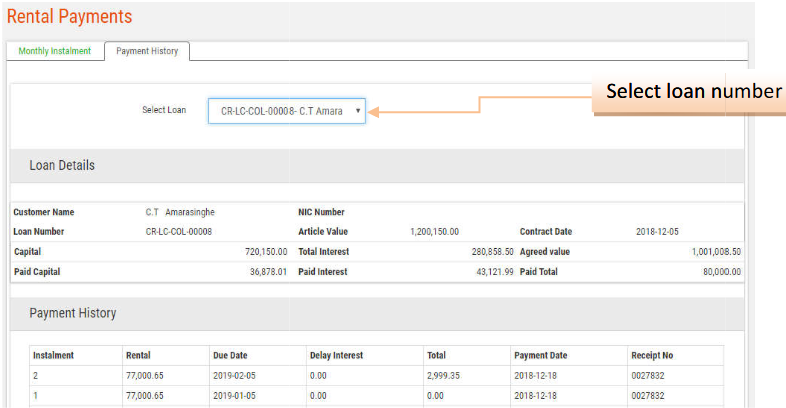 Enter username and press RESET