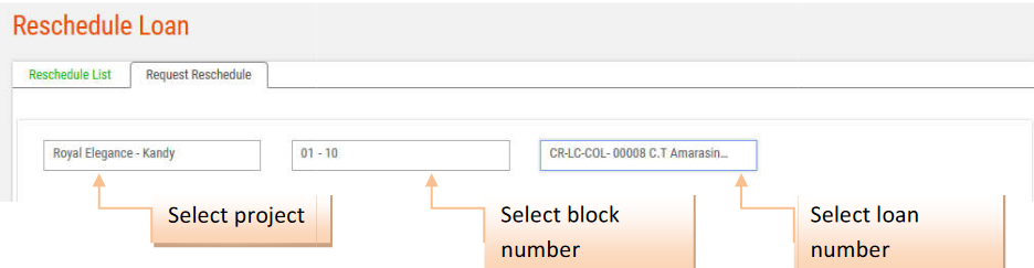 Enter username and press RESET