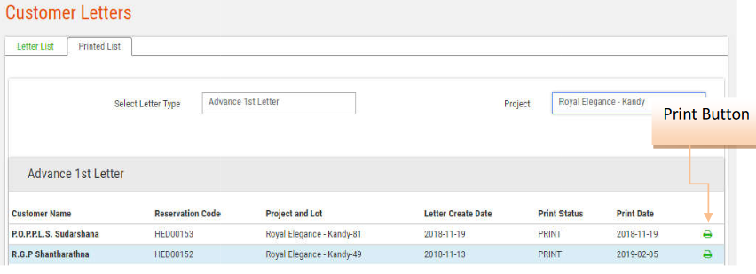 Enter username and press RESET